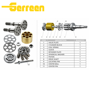 KMF40/40-2/90/KMF105(KYB)KMF40/KMF40-2/KMF90(KPV90)PC200-1/2/3/KMF105)Pi&egrave;ces hydrauliques